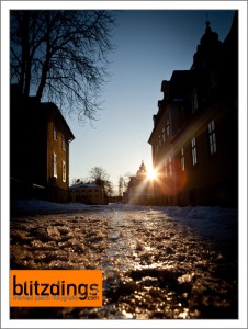 Schlosspark Belvedere im Schnee